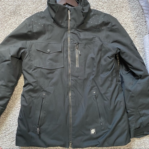 Orage Insulated Snowboarding Jacket Black Size Medium - Picture 2 of 12